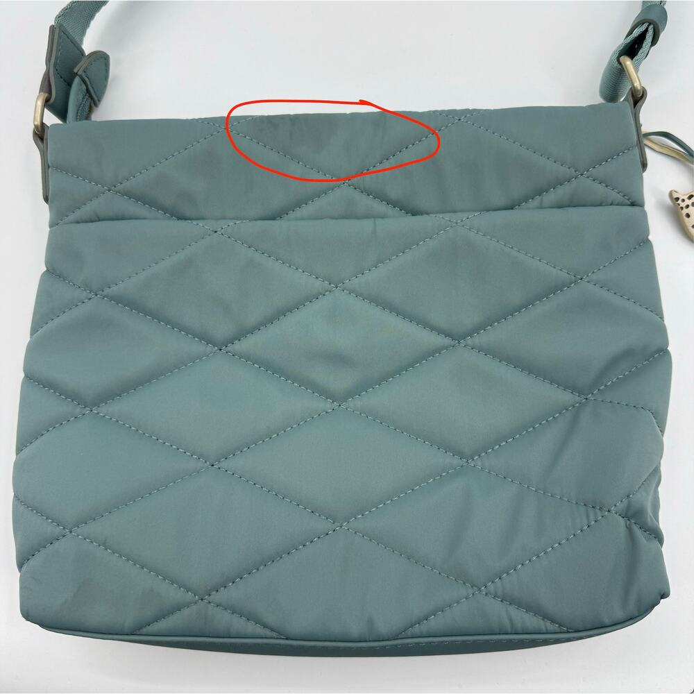 RADLEY London Crossbody Quilted Nylon Purse Bag Adjustable Strap L - Picture 7 of 9